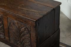 17thC English Vernacular Oak Coffer - 3297743