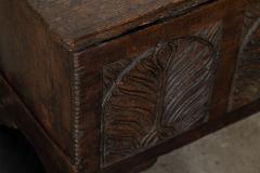 17thC English Vernacular Oak Coffer - 3297744