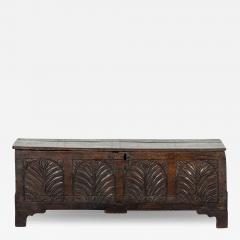 17thC English Vernacular Oak Coffer - 3302026
