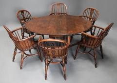 17thc oak gateleg table of good versatile size with fine patina - 4799999