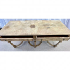 18 19 Century Gustavian Writing Table Desk or Center Table Bleached Inlaid - 2490241