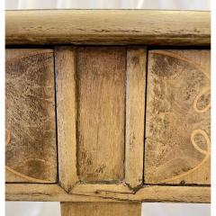 18 19 Century Gustavian Writing Table Desk or Center Table Bleached Inlaid - 2490255
