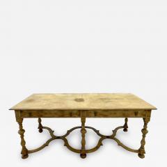 18 19 Century Gustavian Writing Table Desk or Center Table Bleached Inlaid - 2492462