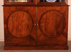 18 Century Hepplewhite Bookcase In Mahogany Circa 1775 - 3073374