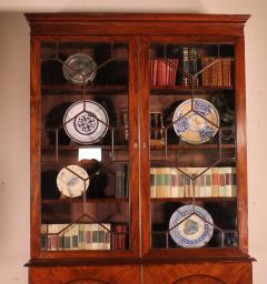 18 Century Hepplewhite Bookcase In Mahogany Circa 1775 - 3073375