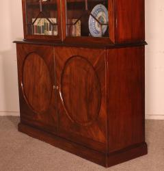 18 Century Hepplewhite Bookcase In Mahogany Circa 1775 - 3073382