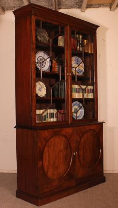 18 Century Hepplewhite Bookcase In Mahogany Circa 1775 - 3073384