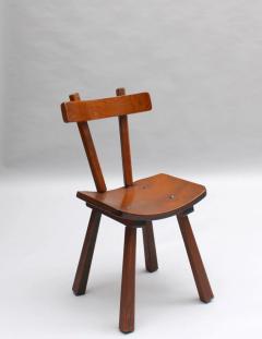 18 French 1960s Solid and Laminated Wood Chairs - 2935832