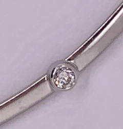 18 Karat White Gold Necklace with 1 Karat Diamonds 16 19 Grams Total Weight - 2668300