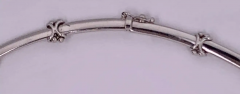 18 Karat White Gold Necklace with 1 Karat Diamonds 16 19 Grams Total Weight - 2668307