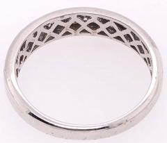 18 Karat White Gold and Diamond Wedding Band Bridal Ring - 2930916