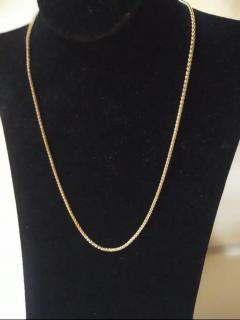 18 Sterling Silver Rope Link Necklace - 3870578