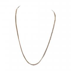 18 Sterling Silver Rope Necklace - 3871537