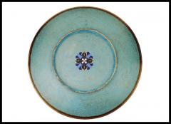 18 inch Large Antique Meiji Japanese Cloisonne Enamel Charger - 3901858