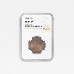 1812 1C Classic Head Cent NGC MS64BN - 4560179