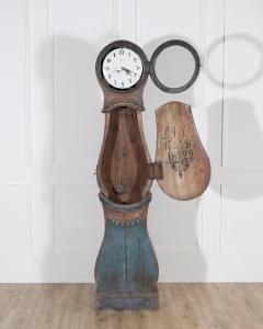 1822 Swedish Folk Art Tall Case Clock with Original Paint - 4313683