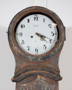 1822 Swedish Folk Art Tall Case Clock with Original Paint - 4313687