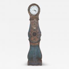 1822 Swedish Folk Art Tall Case Clock with Original Paint - 4319457