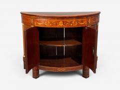 1830s English Neoclassical Demi Lune Cabinets Bronze Satinwood Inlay - 4624000