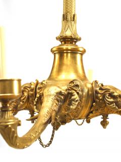 1840 English Regency Style Bronze Chandelier - 737170