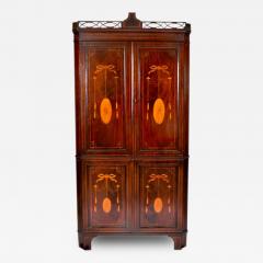 1860s Hepplewhite Mahogany Corner Cabinet - 97974