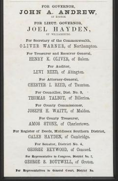 1864 Lincoln Johnson Boston Union Presidential Ticket - 4182390