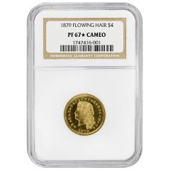 1879 4 Flowing Hair Stella NGC PF67 CAM - 4511912