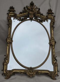 1880 Mirror Parecloses Gilded with Fire Urns - 2475825