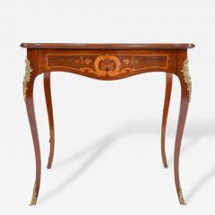 1880s French Table with Marquetry and Ormolu Mounts - 167863