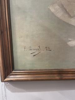 1890 s French Painting Two Putti as Allegories of Music  - 4361460