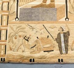 1890s Antique Egyptian Cotton Applique Tapestry - 2889096