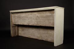 1890s White Washed Church Pew - 95884