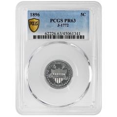 1896 5C J 1772 Patterns PCGS PR63 - 4639319