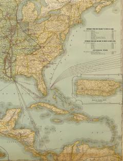 1899 Poole Brothers Railroad Map of the Illinois Central Railroad - 3995798