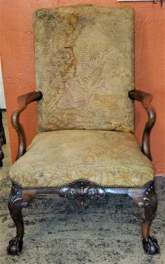 18C English Chippendale Shepherds Crook Armchair - 2021611