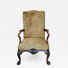 18C English Chippendale Shepherds Crook Armchair - 2022648