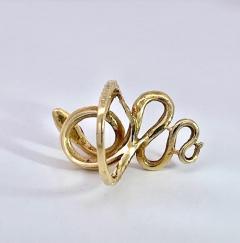 18K Enamel Snake Ring Florence 1961 - 3803808