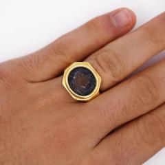 18K Gold Early Christian Roman Biblical Coin Mens Ring - 4012640