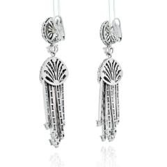 18K WHITE GOLD EARRINGS - 2473570