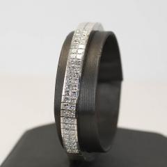 18K White Gold Diamond Bracelet 3 05TDW 45 8gr - 4525704