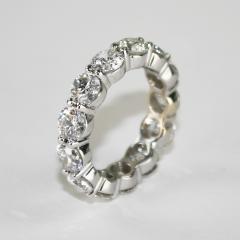 18K White Gold Diamond Eternity Ring 5 00ct - 4525843