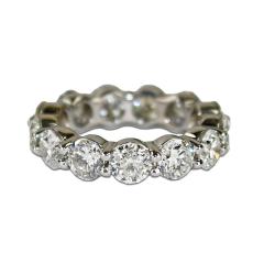 18K White Gold Diamond Eternity Ring 5 00ct - 4527133