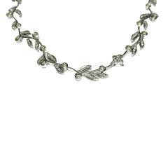 18K White Gold Diamond Necklace 6 50ct 44 50 grams - 4384792