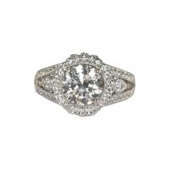 18K White Gold GIA Certified Diamond Engagement Ring 2 61ct - 4527354