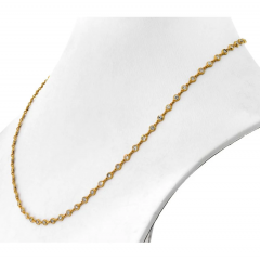 18K YELLOW GOLD 6 02CTTW DIAMOND BY THE YARD NECKLACE - 3651133
