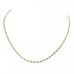 18K YELLOW GOLD 6 02CTTW DIAMOND BY THE YARD NECKLACE - 3652803