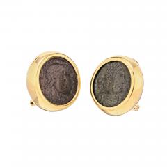 18K YELLOW GOLD VINTAGE MONET EARRINGS - 2304432