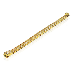 18K Yellow Gold 32 44 Fancy Light Yellow GIA Fancy Light Yellow Bracelet - 3947056