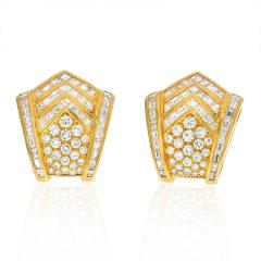 18K Yellow Gold AMERICAN APPRAISAL CERT Earrings - 4642439