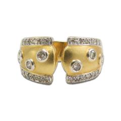 18K Yellow Gold Diamond Band 0 35ct - 4527172